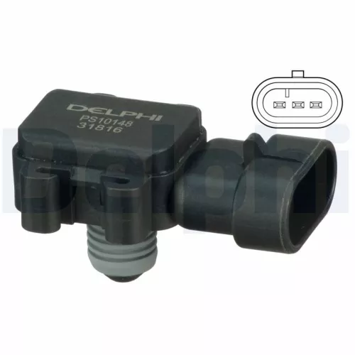 Sensor, boost pressure DELPHI PS10148)