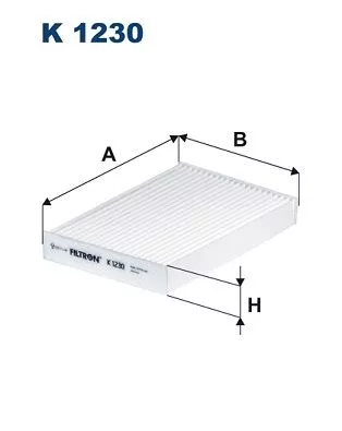 Filter, cabin air FILTRON K 1230)