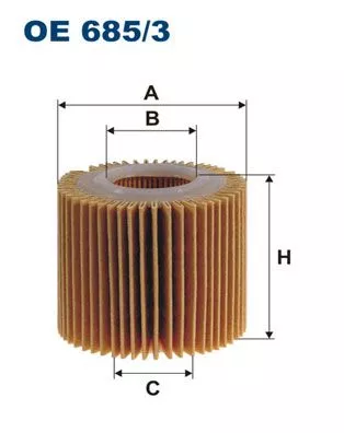 Oil Filter FILTRON OE 685/3)