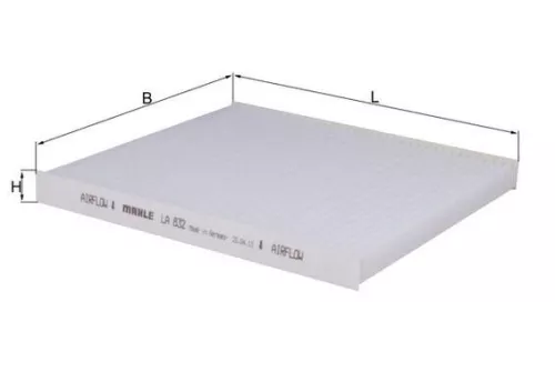 Filter, cabin air KNECHT LA 832)