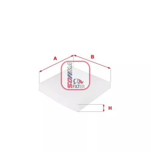 Filter, cabin air SOFIMA S 3210 C)