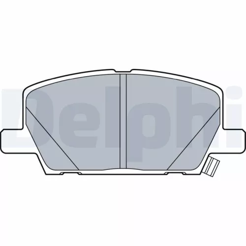 Brake Pad Set, disc brake DELPHI LP3482)