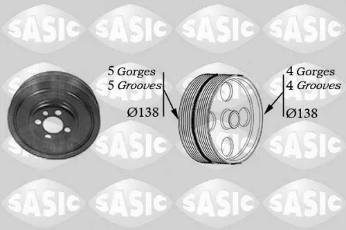 Belt Pulley, crankshaft SASIC 2156001)