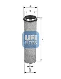 Secondary Air Filter UFI 27.480.00)