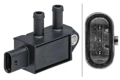 Sensor, exhaust pressure HELLA 6PP 009 403-221)