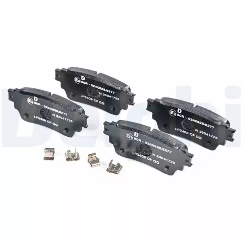 Brake Pad Set, disc brake DELPHI LP3408)