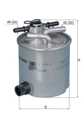 Fuel Filter KNECHT KL 404/16)