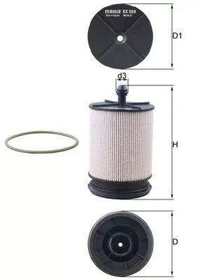 Oil Filter KNECHT OC 1452)