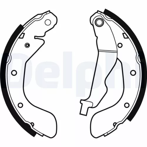 Brake Shoe Set DELPHI LS1969)