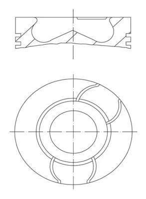 Piston MAHLE 021 PI 00124 000)