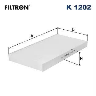 Filter, cabin air FILTRON K 1202)