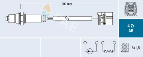Oxygen Sensor FAE 75632)
