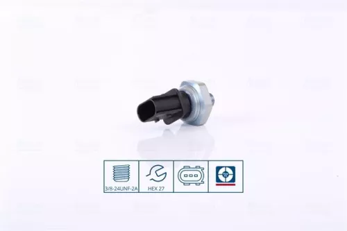 Pressure Switch, air conditioning NISSENS 301026)