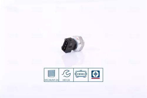 Pressure Switch, air conditioning NISSENS 301069)