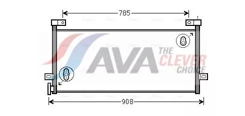Condenser, air conditioning AVA QUALITY COOLING VL5081)