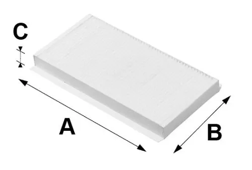 Filter, cabin air VALEO 698711)