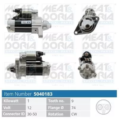 Starter MEAT & DORIA 5040183)