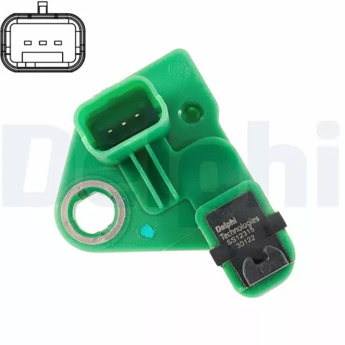 Sensor, crankshaft pulse DELPHI SS12315-12B1)