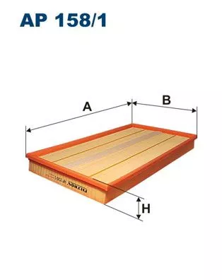 Air Filter FILTRON AP 158/1)