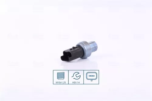 Pressure Switch, air conditioning NISSENS 301104)