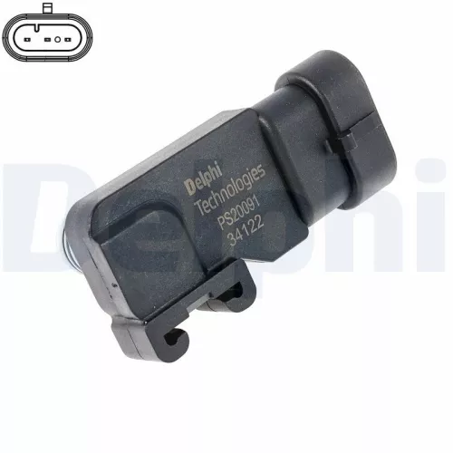 Sensor, intake manifold pressure DELPHI PS20091-12B1)