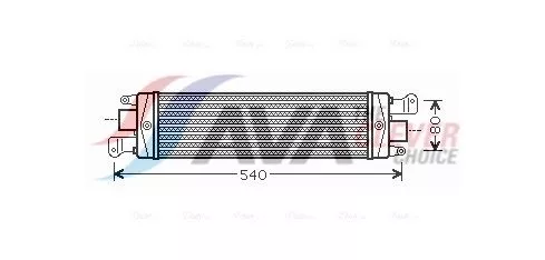 Charge Air Cooler AVA QUALITY COOLING FTA4337)