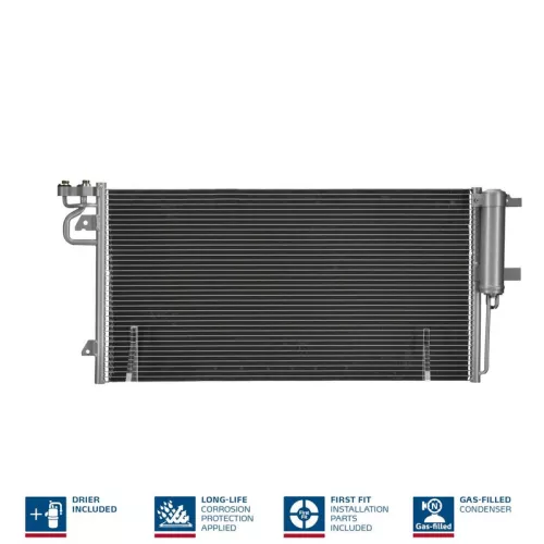 Condenser, air conditioning NISSENS 940764)