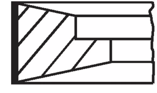 Piston Ring Kit MAHLE 061 41 N0)