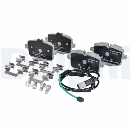 Brake Pad Set, disc brake DELPHI LP5051EV)