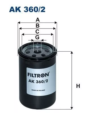 Air Filter FILTRON AK 360/2)