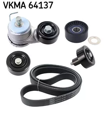 V-ribbed Belt Set SKF VKMA 64137)