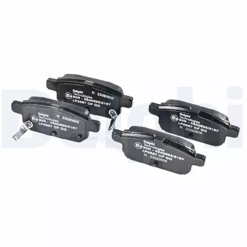 Brake Pad Set, disc brake DELPHI LP2687)
