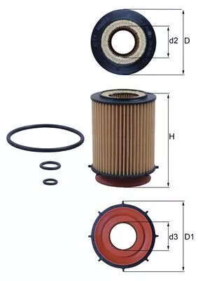 Oil Filter KNECHT OX 982D)