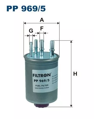 Fuel Filter FILTRON PP 969/5)