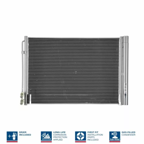 Condenser, air conditioning NISSENS 940110)