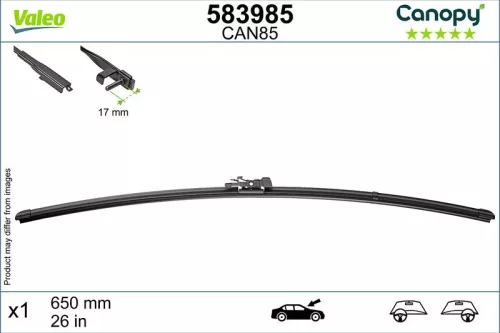 Wiper Blade VALEO 583985)
