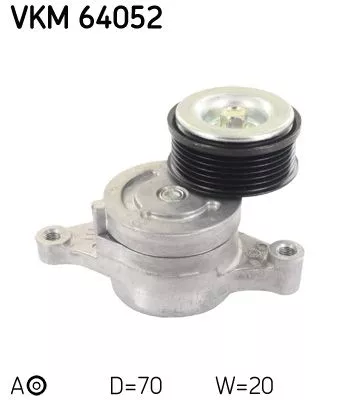 Belt Tensioner, V-ribbed belt SKF VKM 64052)