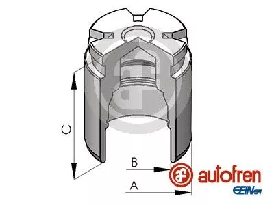 Piston, brake caliper AUTOFREN SEINSA D025530)
