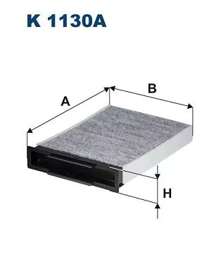 Filter, cabin air FILTRON K 1130A)