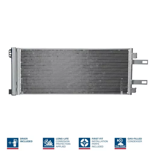 Condenser, air conditioning NISSENS 94986)
