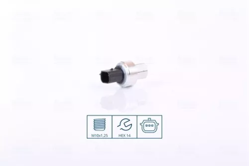 Pressure Switch, air conditioning NISSENS 301057)