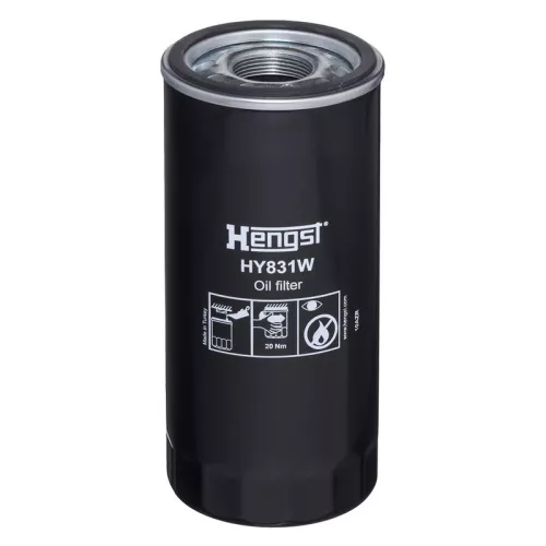 Filter, operating hydraulics HENGST FILTER HY831W)