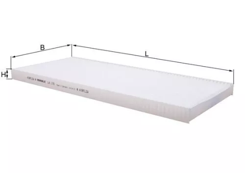 Filter, cabin air KNECHT LA 1256/1/S)