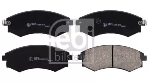 Brake Pad Set, disc brake FEBI BILSTEIN 170253)