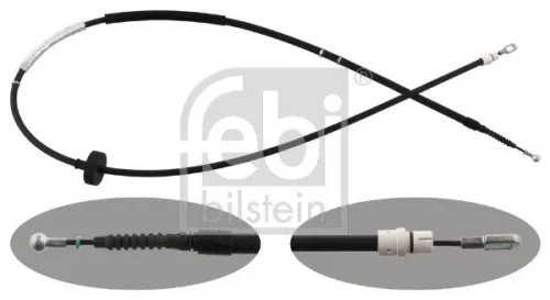 Cable Pull, parking brake FEBI BILSTEIN 48304)