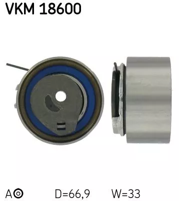 Tensioner Pulley, timing belt SKF VKM 18600)