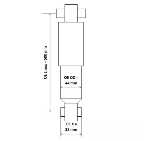 Shock Absorber KYB 3440196)