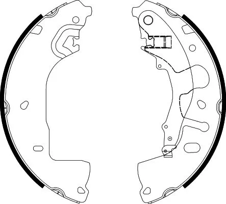 Brake Shoe Set TEXTAR 91088600)