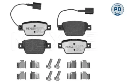 Brake Pad Set, disc brake MEYLE 025 237 1415/PD)