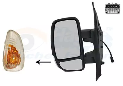 Exterior Mirror VAN WEZEL 3799807)
